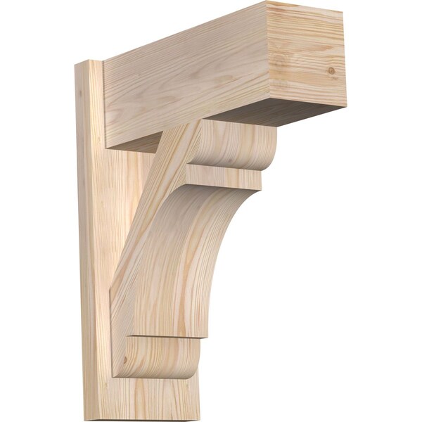 Ekena Millwork Olympic Block Smooth Outlooker, Douglas Fir, 7 1/2"W x 18"D x 22"H OUT08X18X22OLY05SDF - main